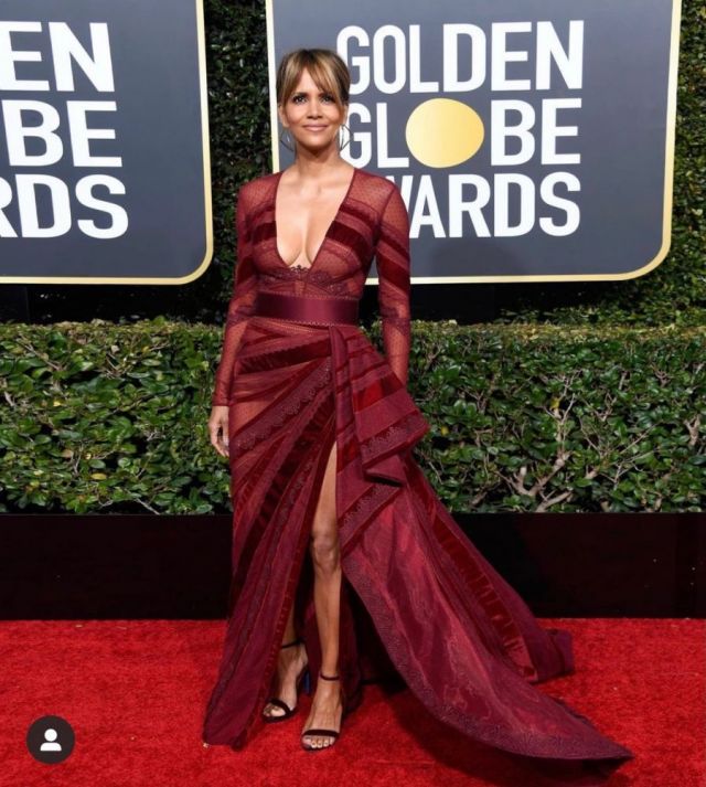 HALLE BERRY at the Gloden Globe 2021